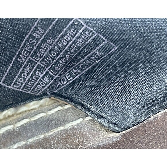 Justin Bent Rail Slide Hemp Sandals Mens Size 8 Leather Slip On Western Slides - Picture 8 of 8